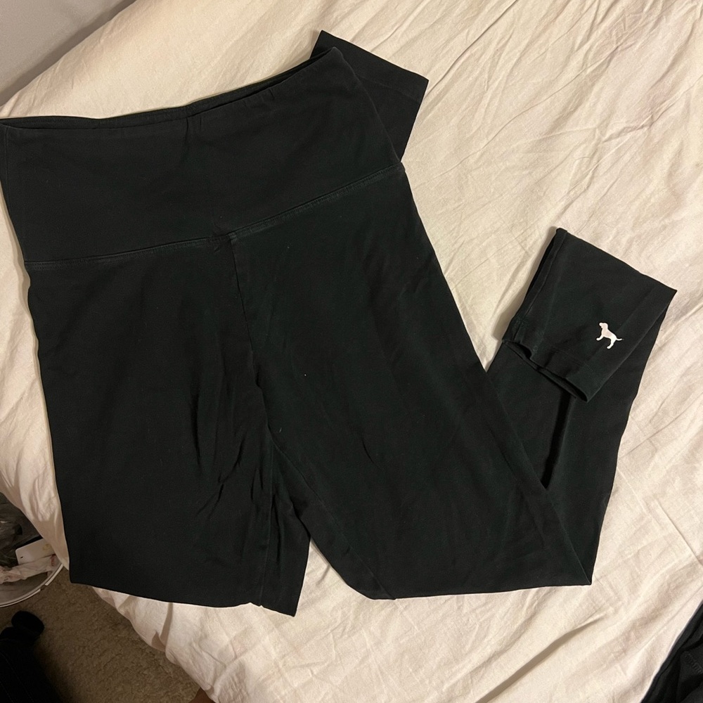 PINK Victoria's Secret Black Yoga Pants